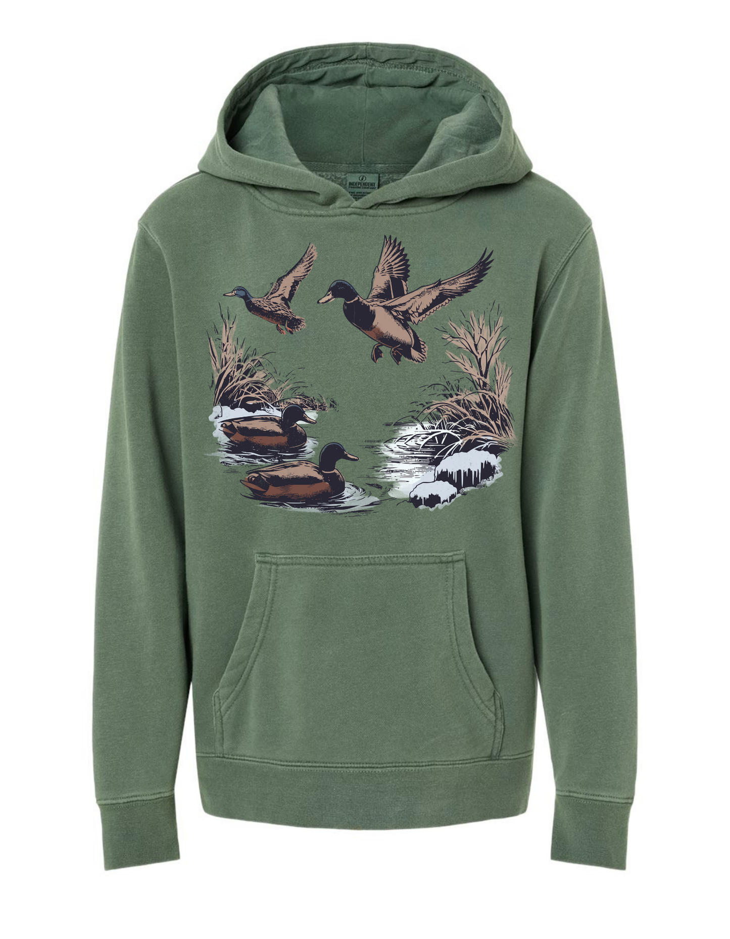 Vintage Duck Marsh Hooded Sweatshirt