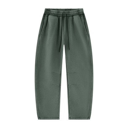 Vintage Wash Barrel-Leg Sweatpants