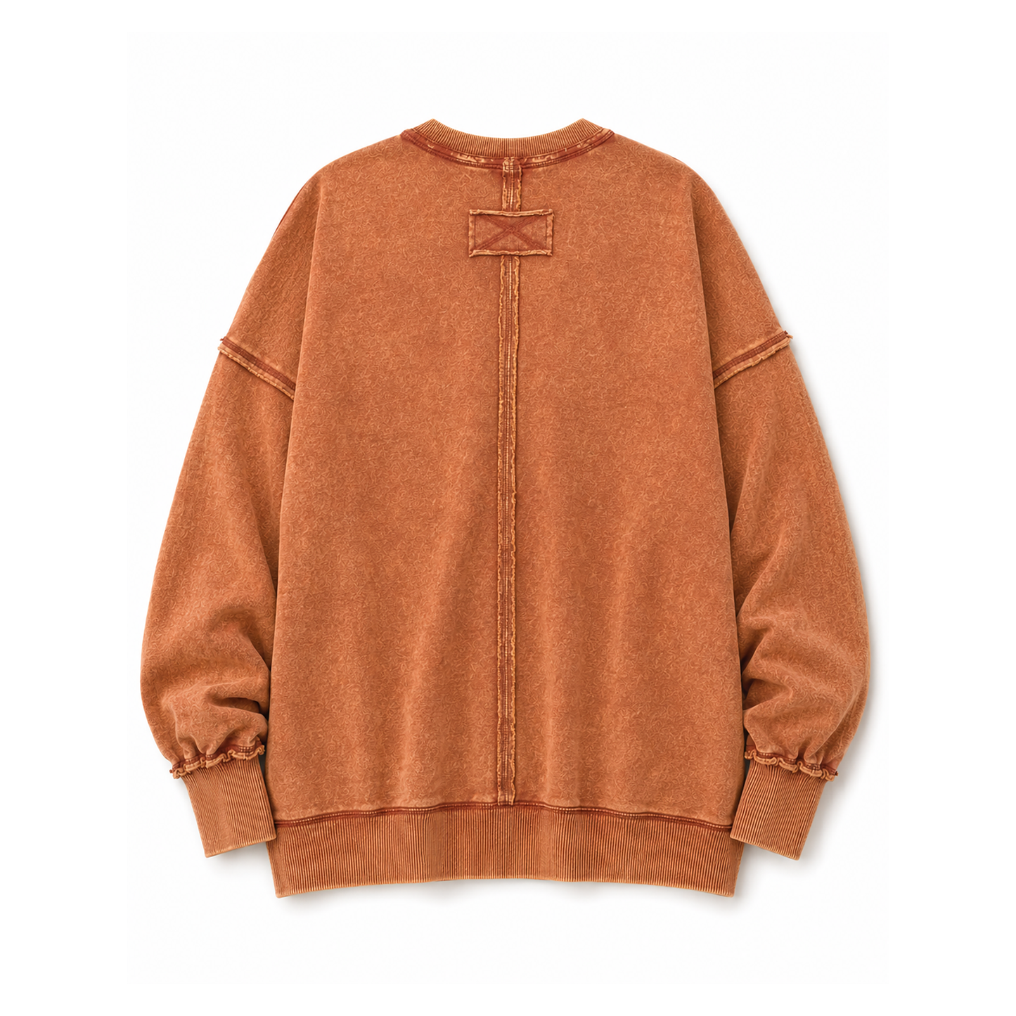 Acid Wash French Terry Pocket Sweatshirt