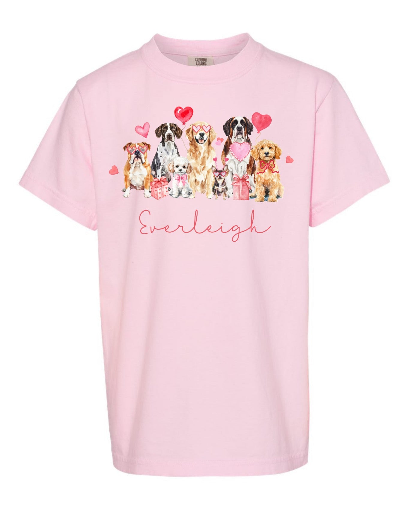 Valentine Dogs Comfort Color Tee