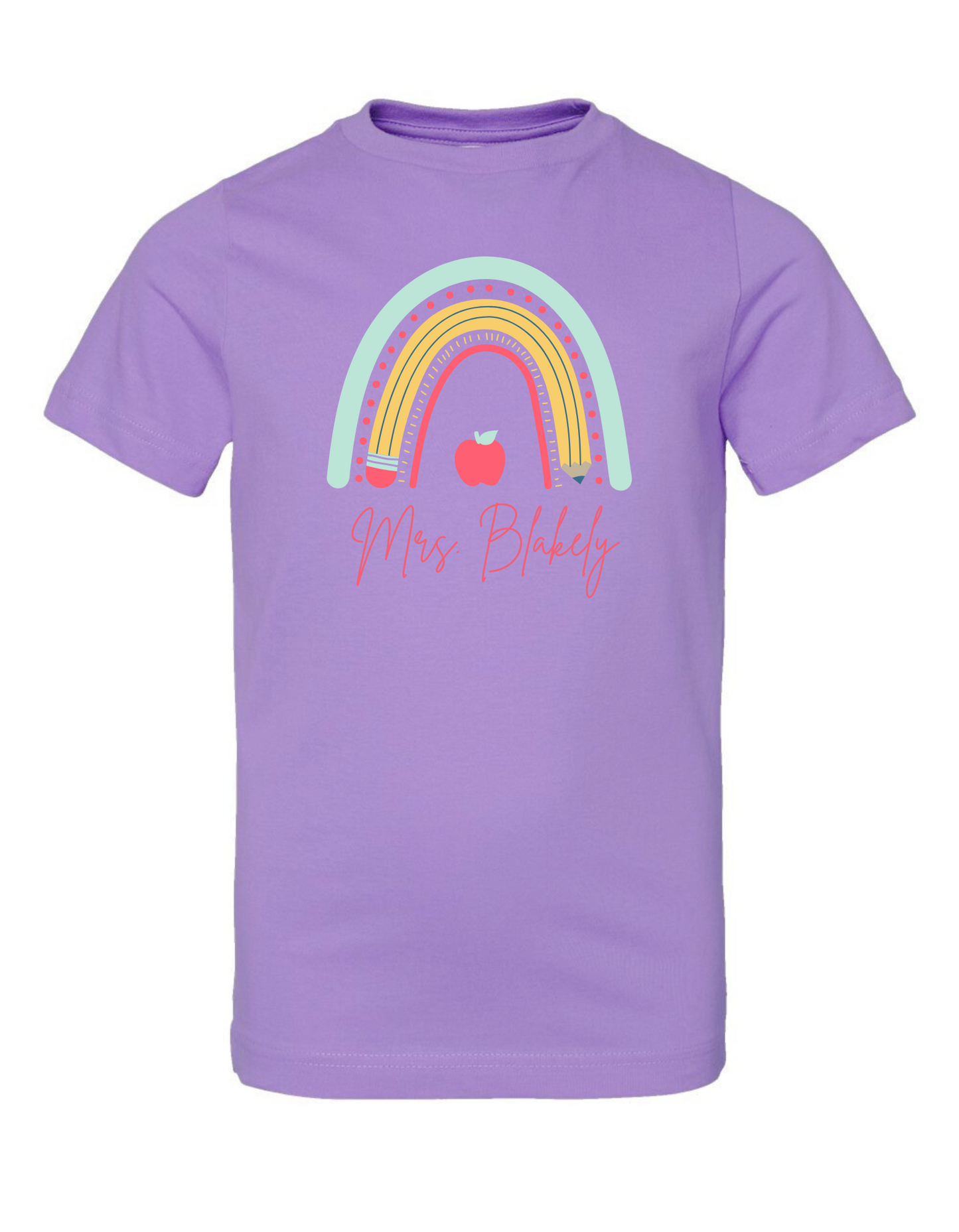 Simple Pencil Rainbow Specialty Tee