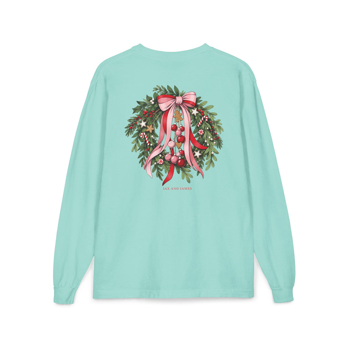 Christmas Wreath Long Sleeve Tee