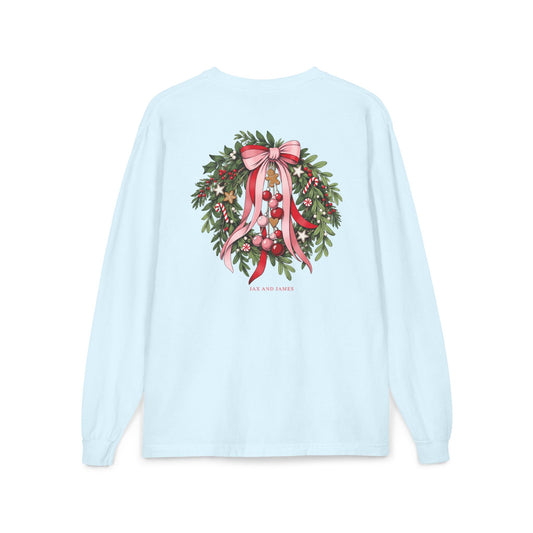 Christmas Wreath Long Sleeve Tee