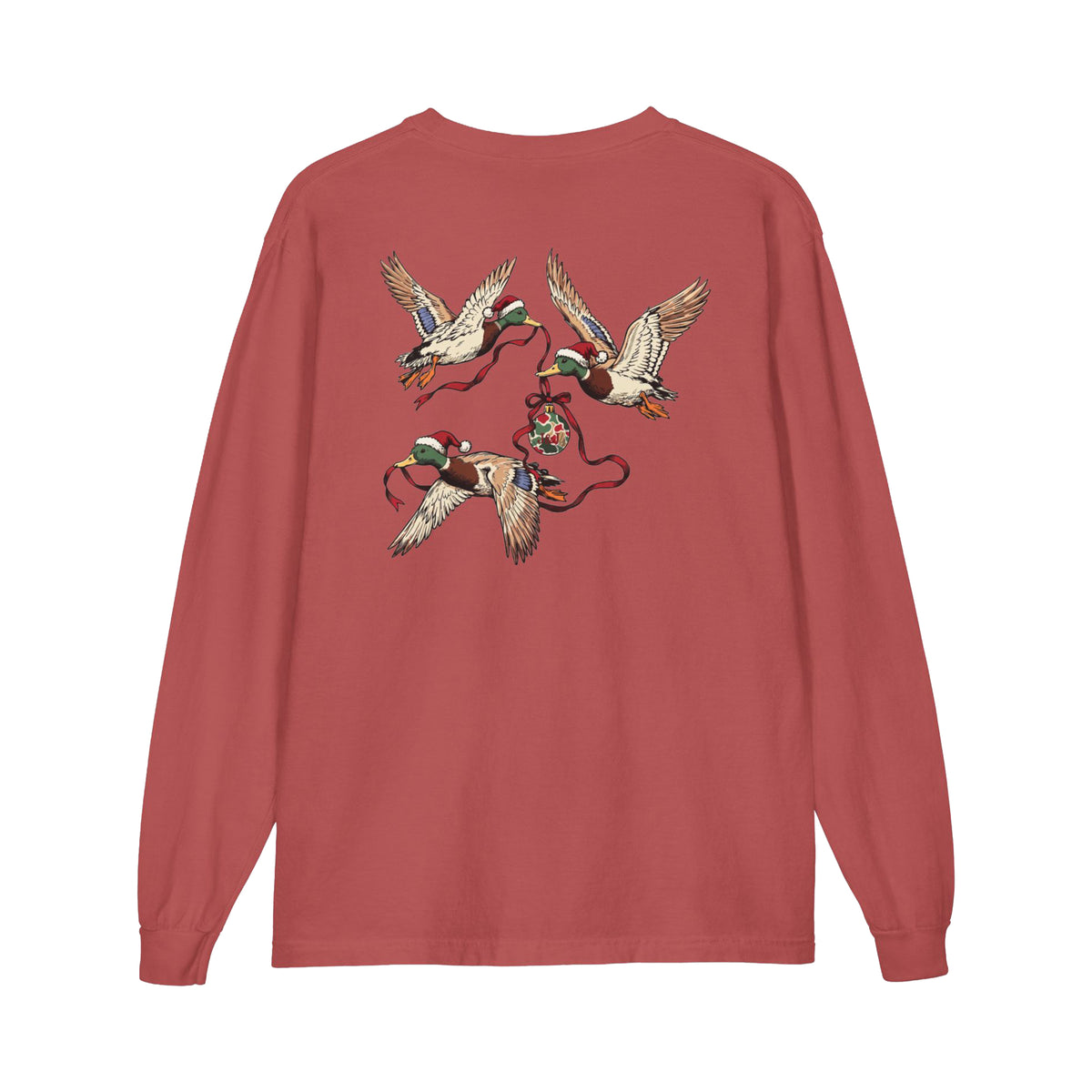 Christmas Mallards Long Sleeve Tee