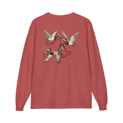Christmas Mallards Long Sleeve Tee