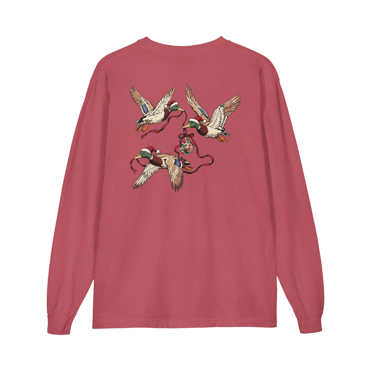 Christmas Mallards Long Sleeve Tee