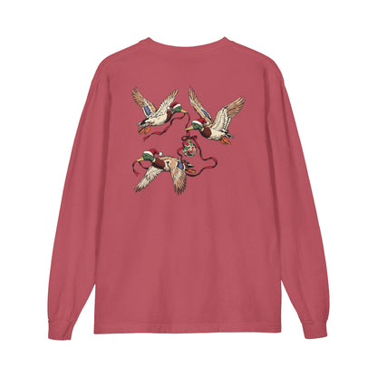 Christmas Mallards Long Sleeve Tee