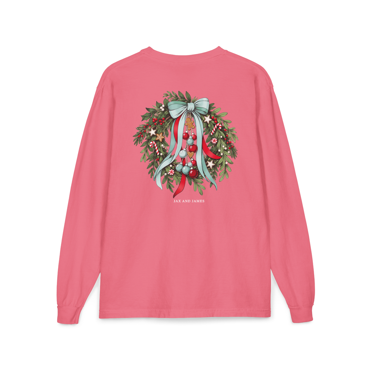 Christmas Wreath Long Sleeve Tee