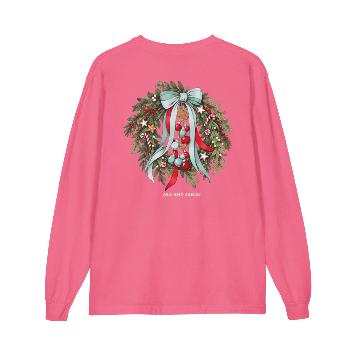 Christmas Wreath Long Sleeve Tee
