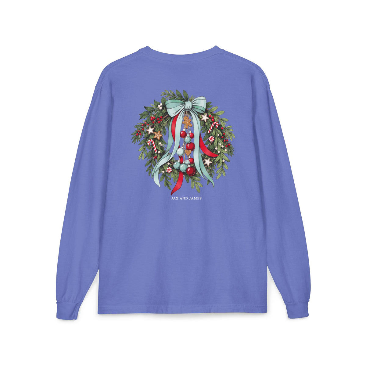 Christmas Wreath Long Sleeve Tee