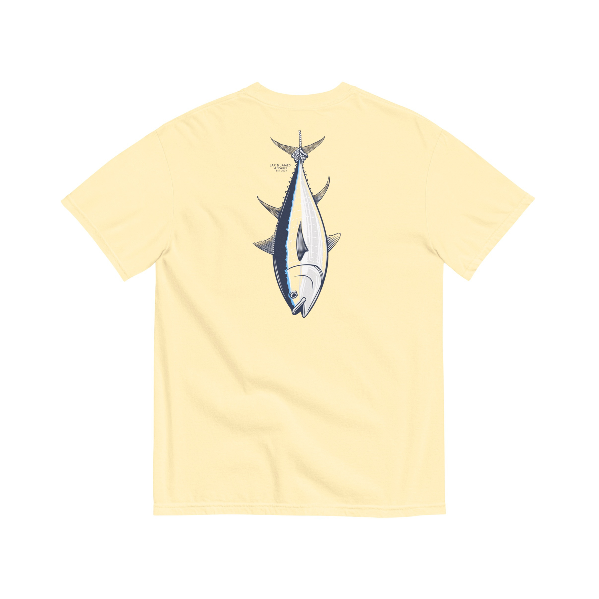 Jax and James Bluefin Tuna Pocket Tee Southern Lifestyle Apparel