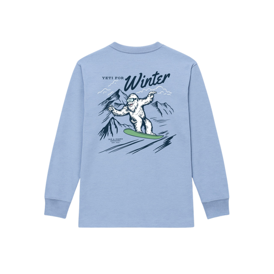 Yeti For Winter Long Sleeve Graphic Tee