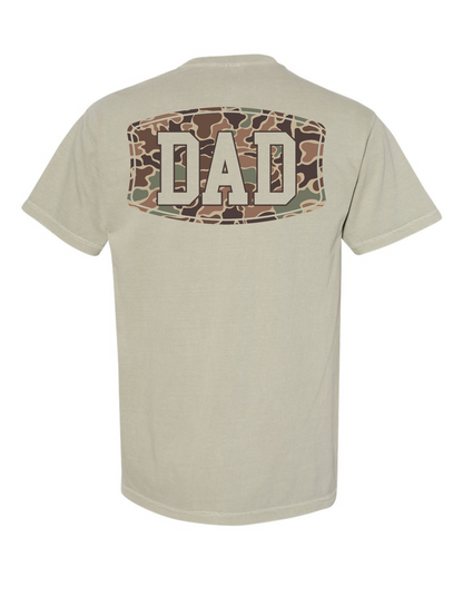 Camo Dad Comfort Color Pocket Tee