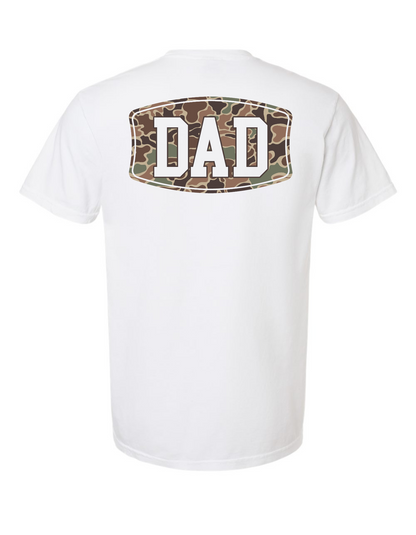 Camo Dad Comfort Color Pocket Tee