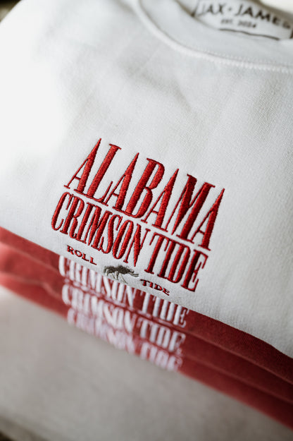 Alabama Crimson Tide Embroidered Sweatshirt