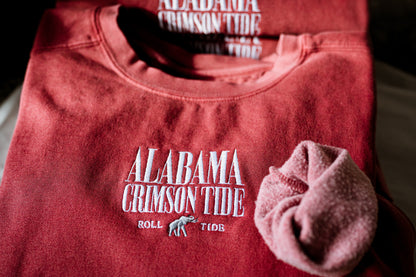 Alabama Crimson Tide Embroidered Sweatshirt