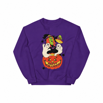 Happy Halloween Witch Crewneck