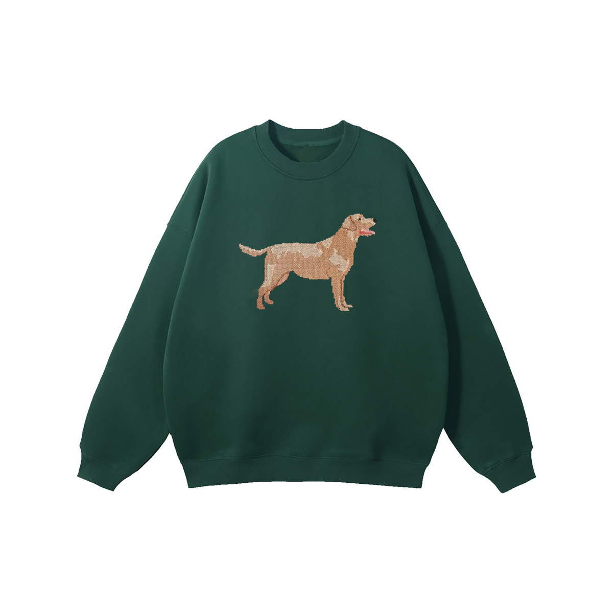 Embroidered Labrador Crewneck Sweatshirt