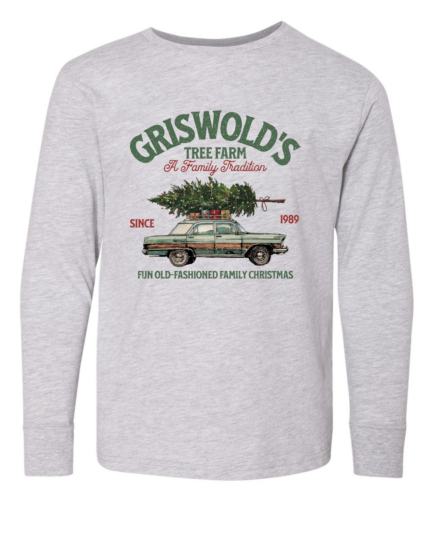 Old Fashion Griswold Christmas Long Sleeve Specialty Tee