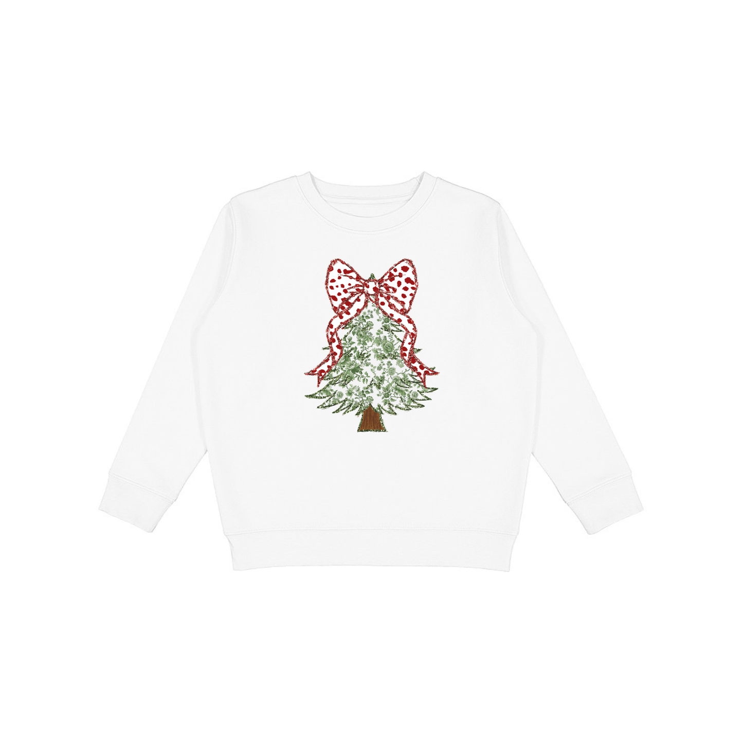 Chinoiserie Christmas Tree Graphic Sweatshirt