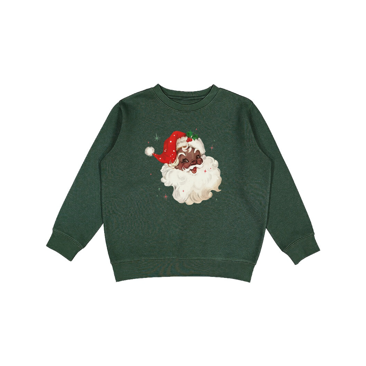 Brown Vintage Santa Sweatshirt