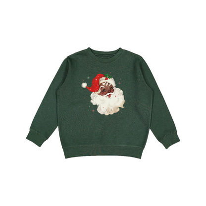 Brown Vintage Santa Sweatshirt