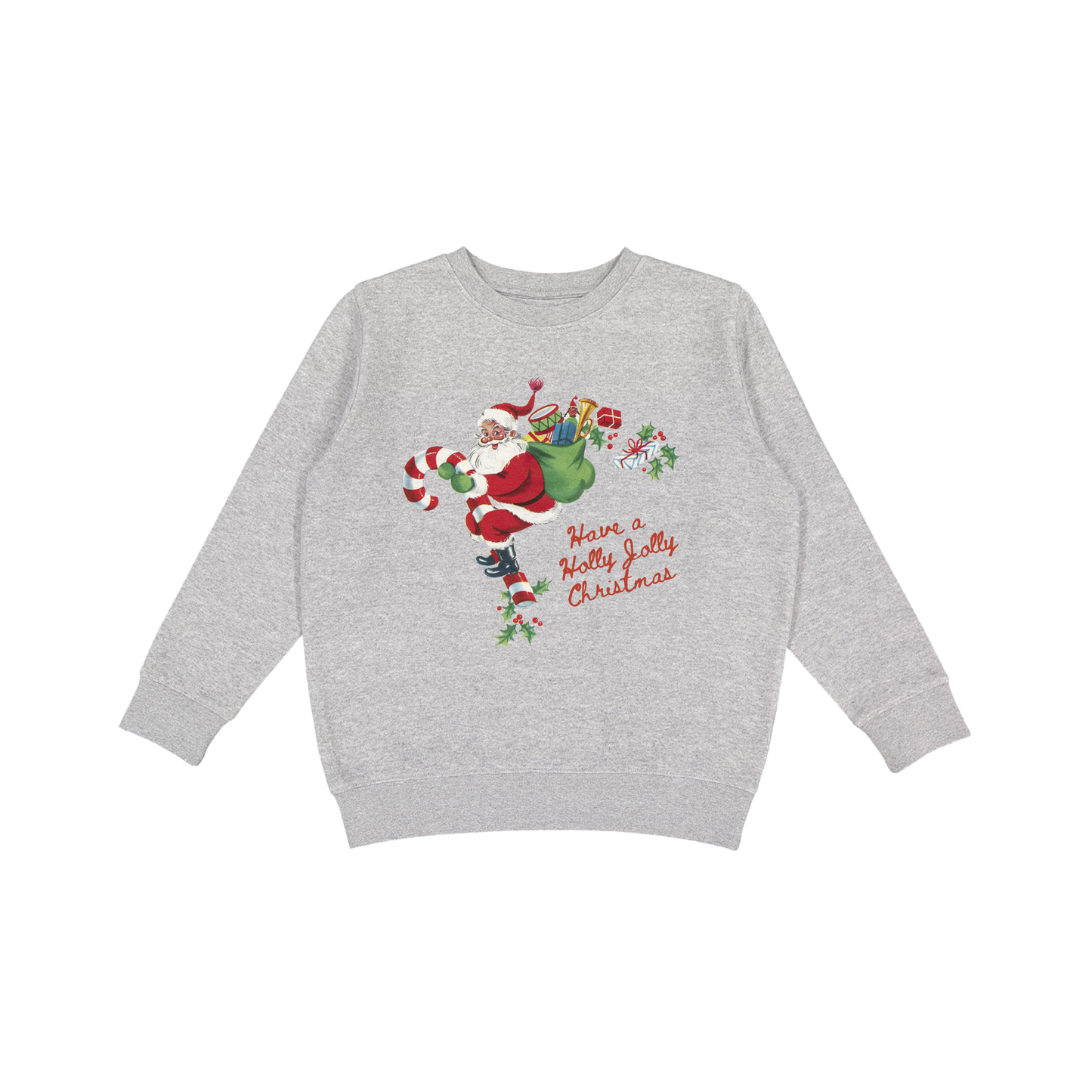 Holly Jolly Santa Vintage Graphic Sweatshirt