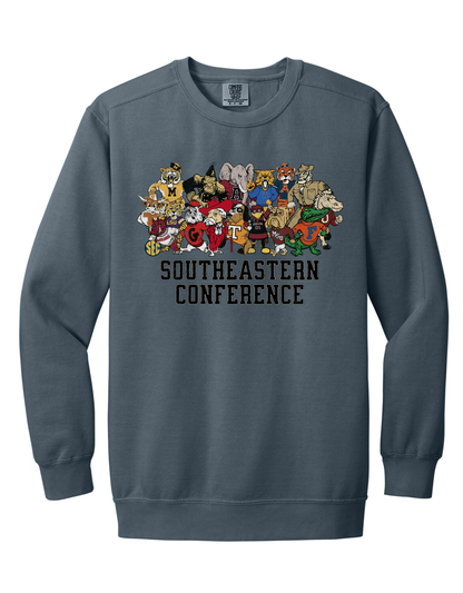 Vintage SEC College Mascots Sweatshirt