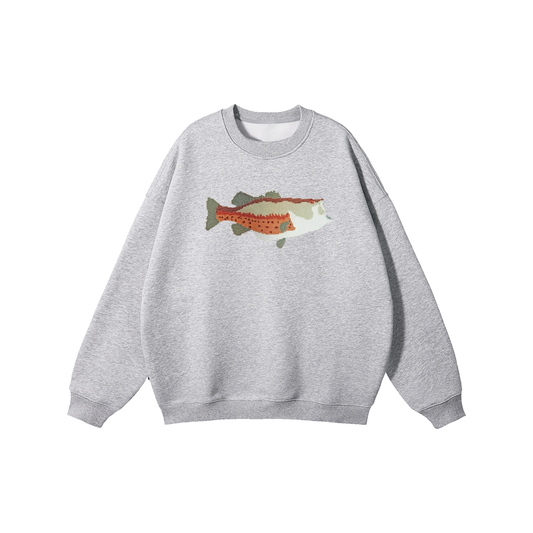 Embroidered Bass Crewneck Sweatshirt
