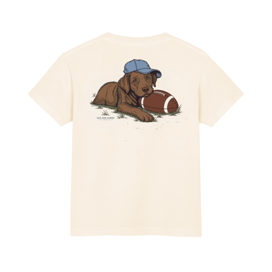 Football Dog Pocket Tee