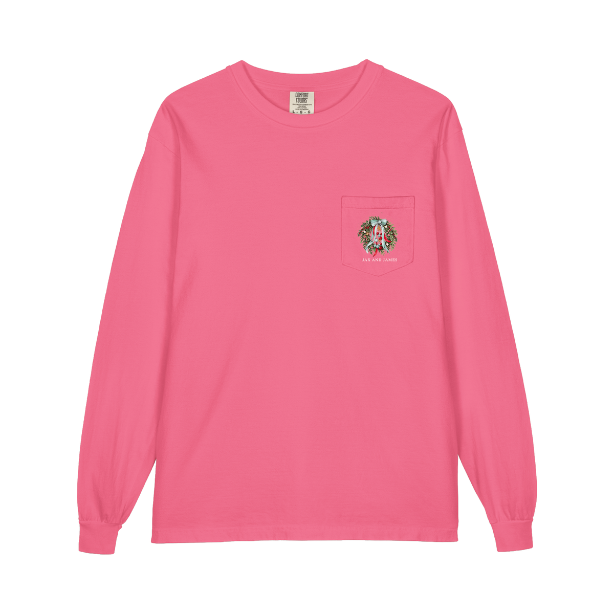 Christmas Wreath Long Sleeve Tee