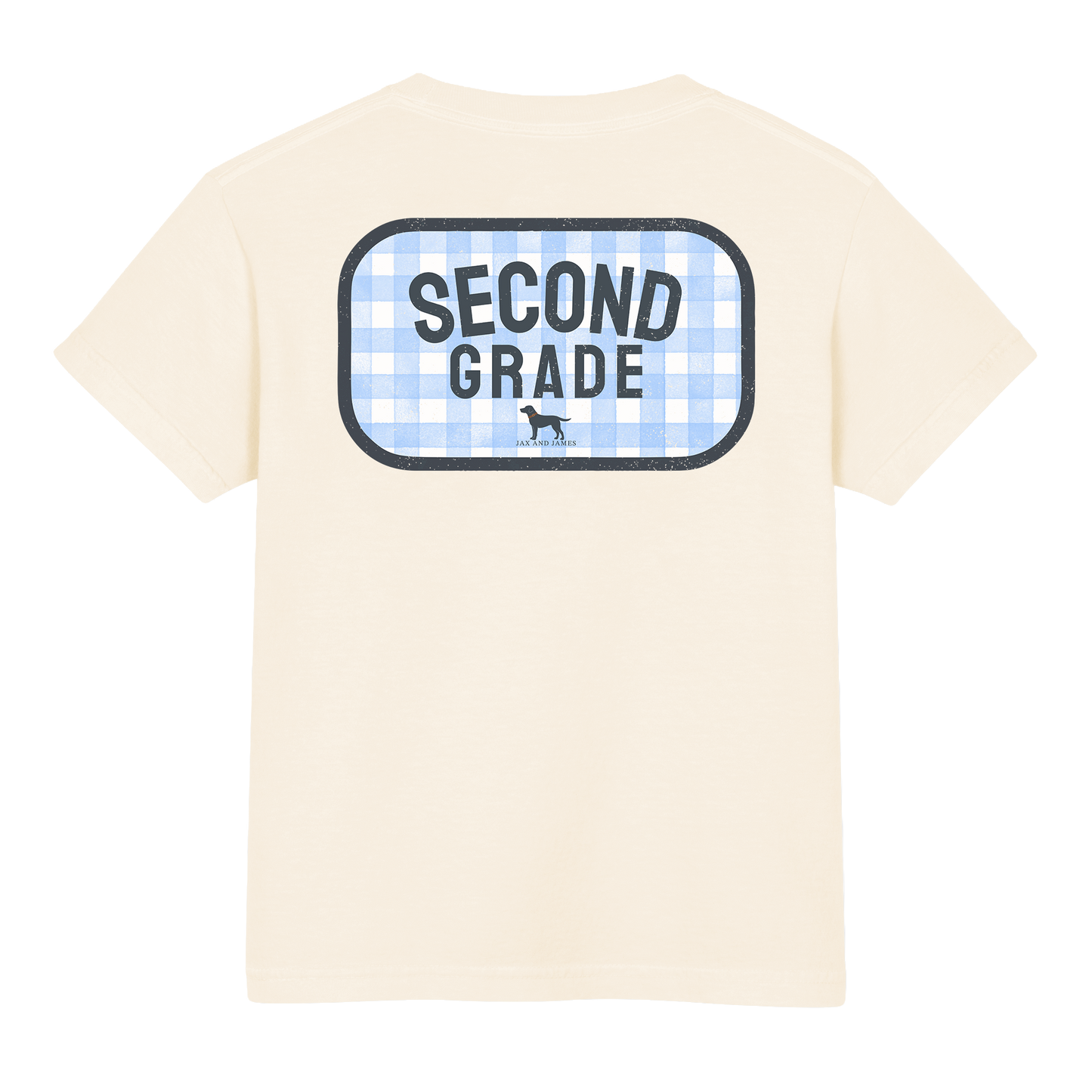 Choose Your Grade Blue Gingham Tee
