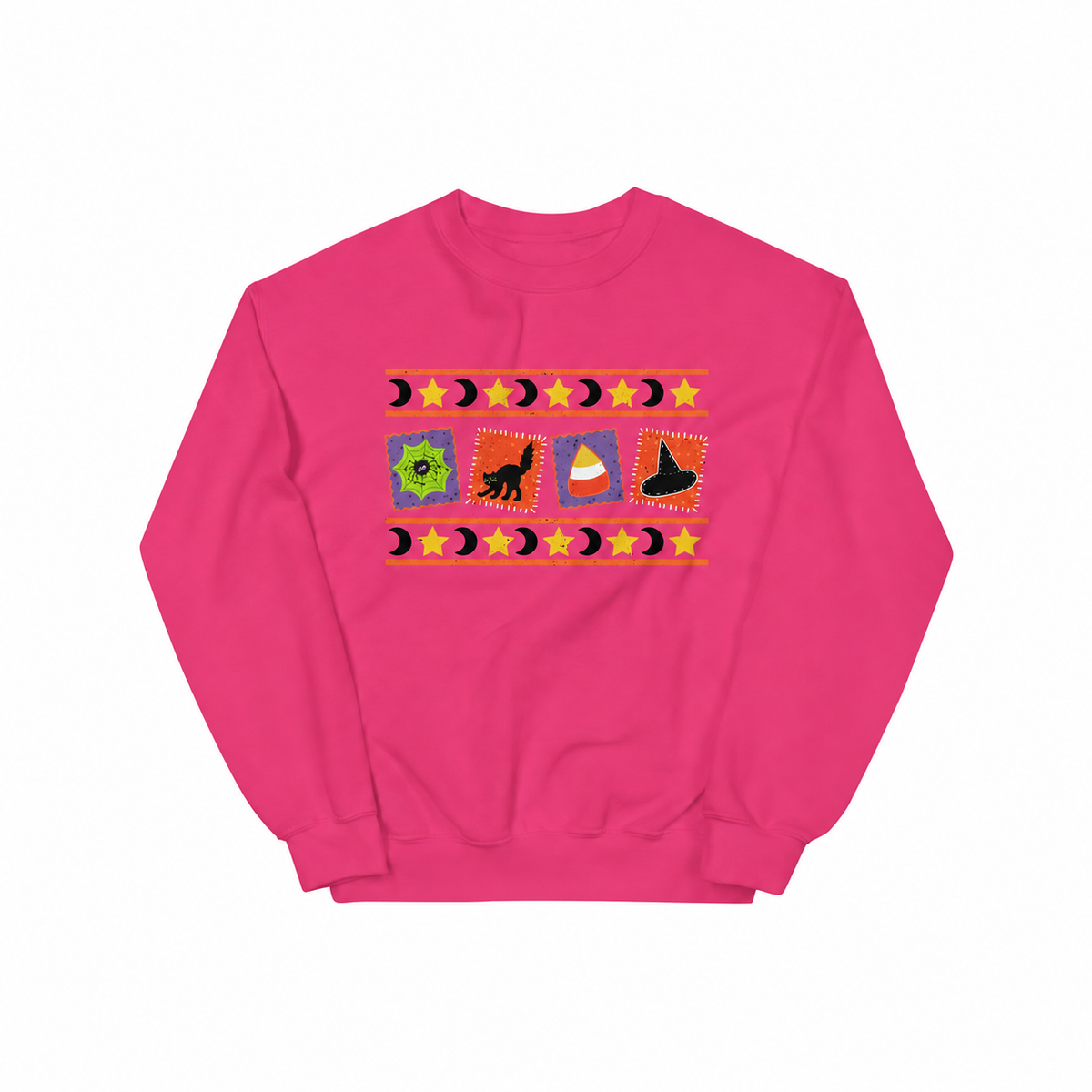Halloween Patchwork Crewneck
