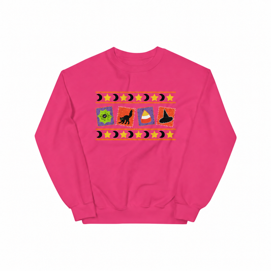 Halloween Patchwork Crewneck