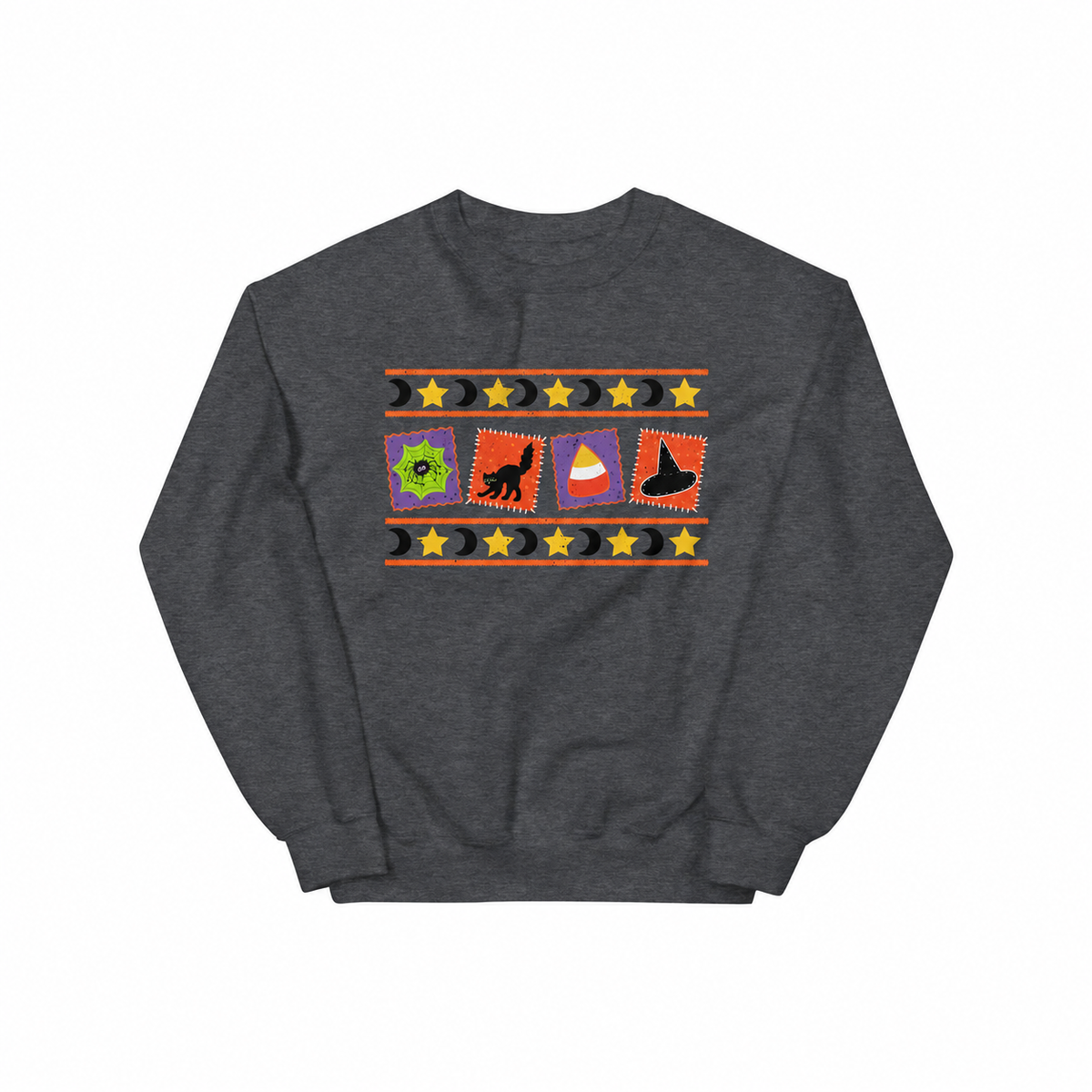 Halloween Patchwork Crewneck