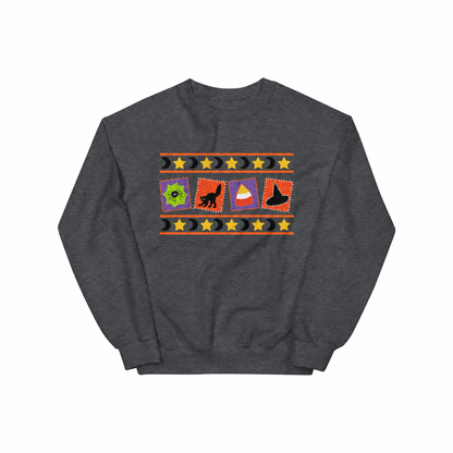 Halloween Patchwork Crewneck