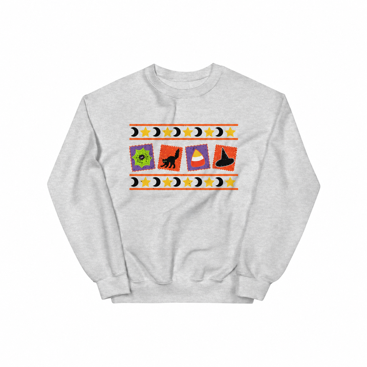 Halloween Patchwork Crewneck