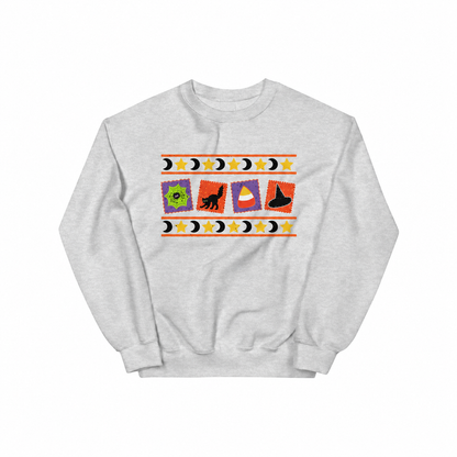 Halloween Patchwork Crewneck