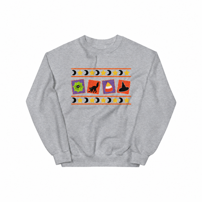 Halloween Patchwork Crewneck