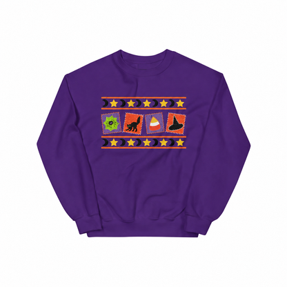 Halloween Patchwork Crewneck