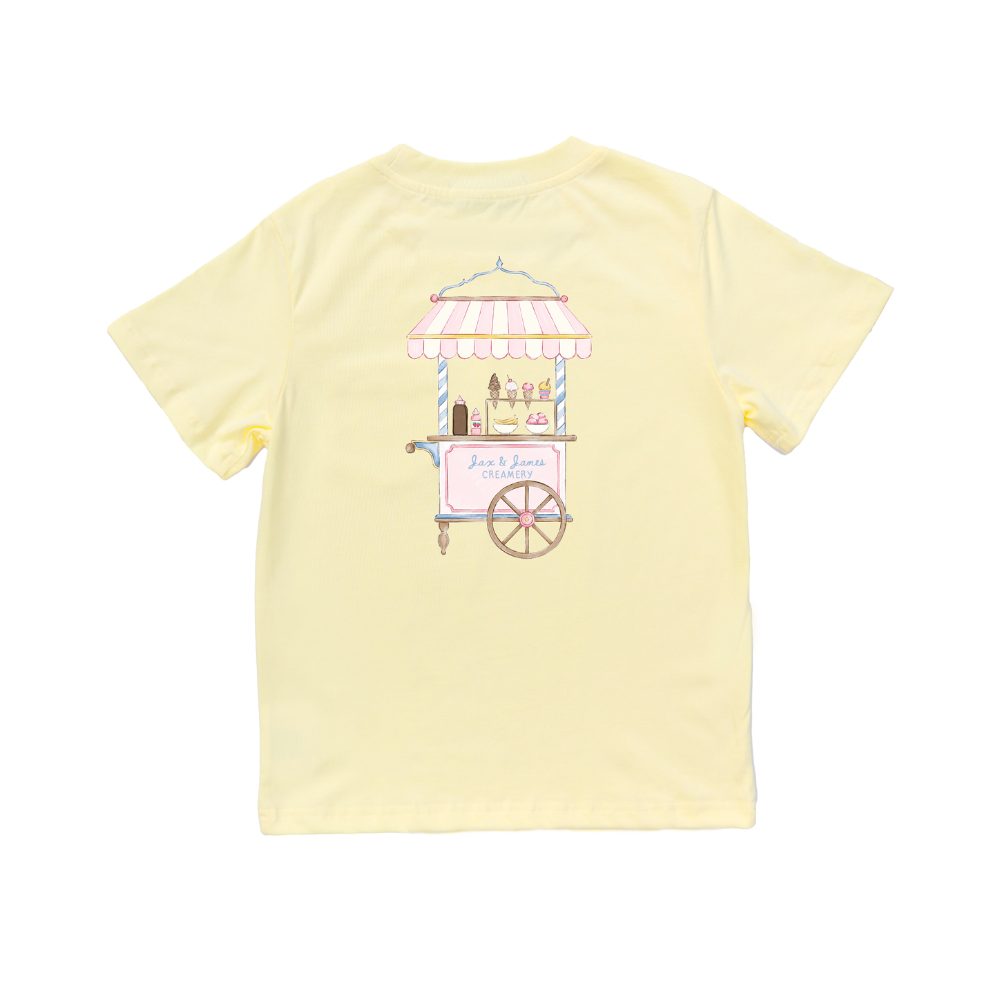 Ice Cream Cart Pocket Tee