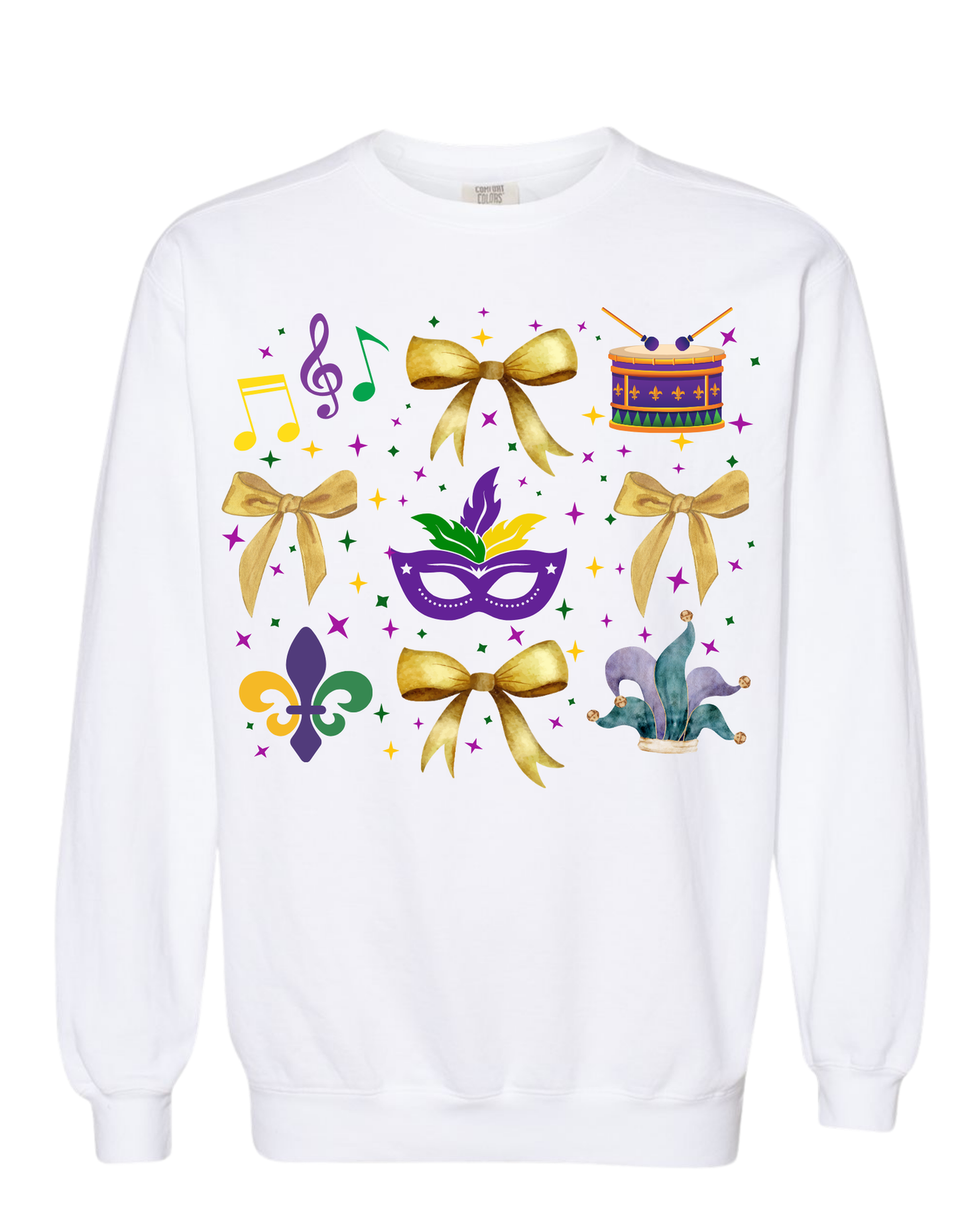 Coquette Mardi Gras Sweatshirt