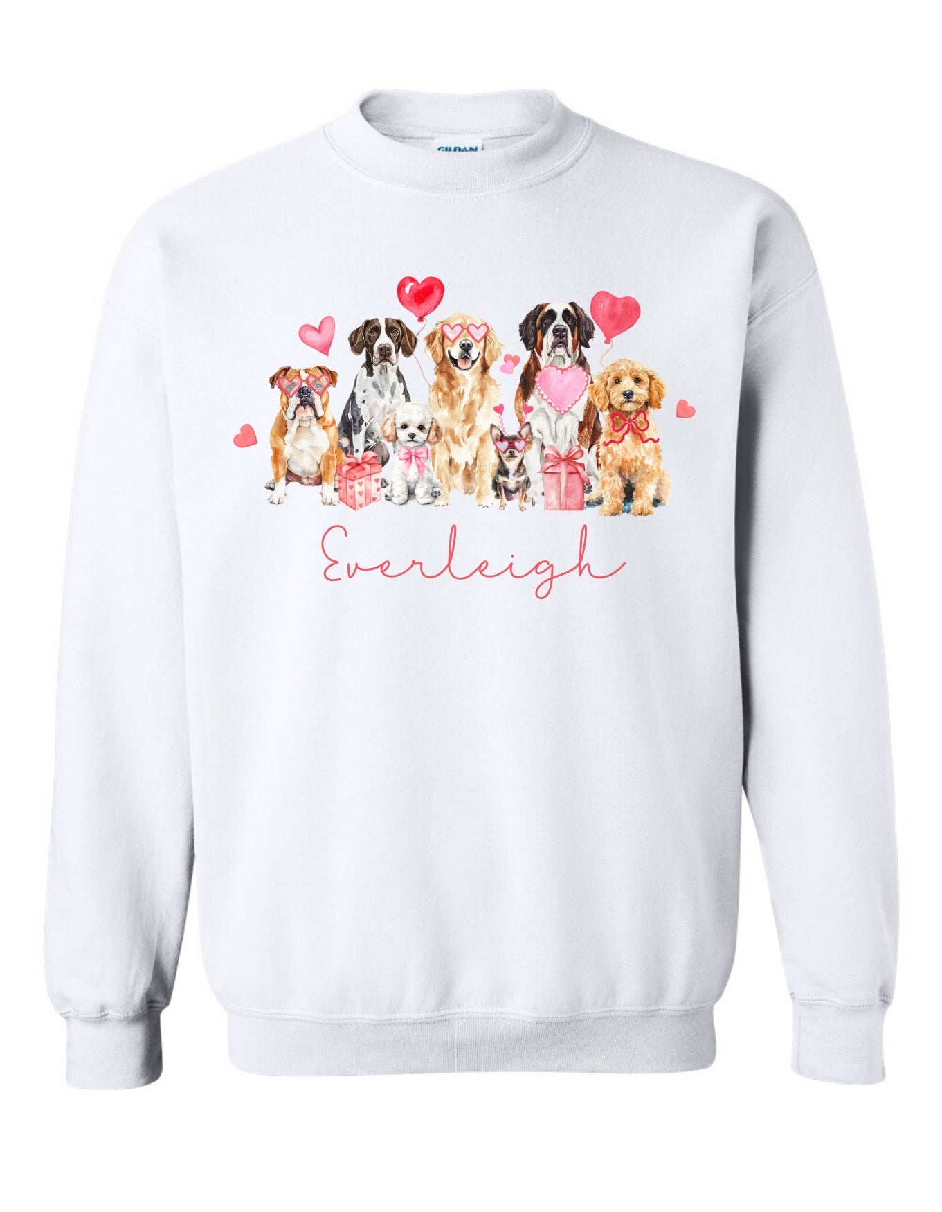 Valentine Dogs Sweatshirt