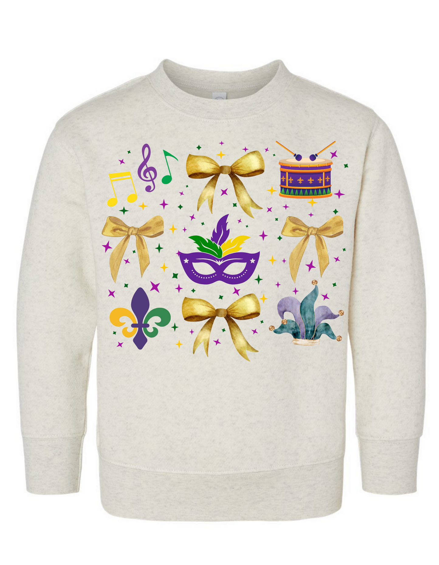 Coquette Mardi Gras Sweatshirt