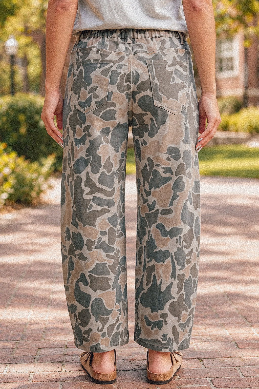 Duck Camo Ankle Jeans