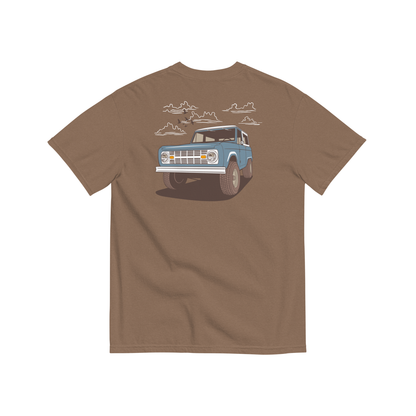 Jax and James Joy Ride Pocket Tee Espresso Southern Lifestyle Apparel