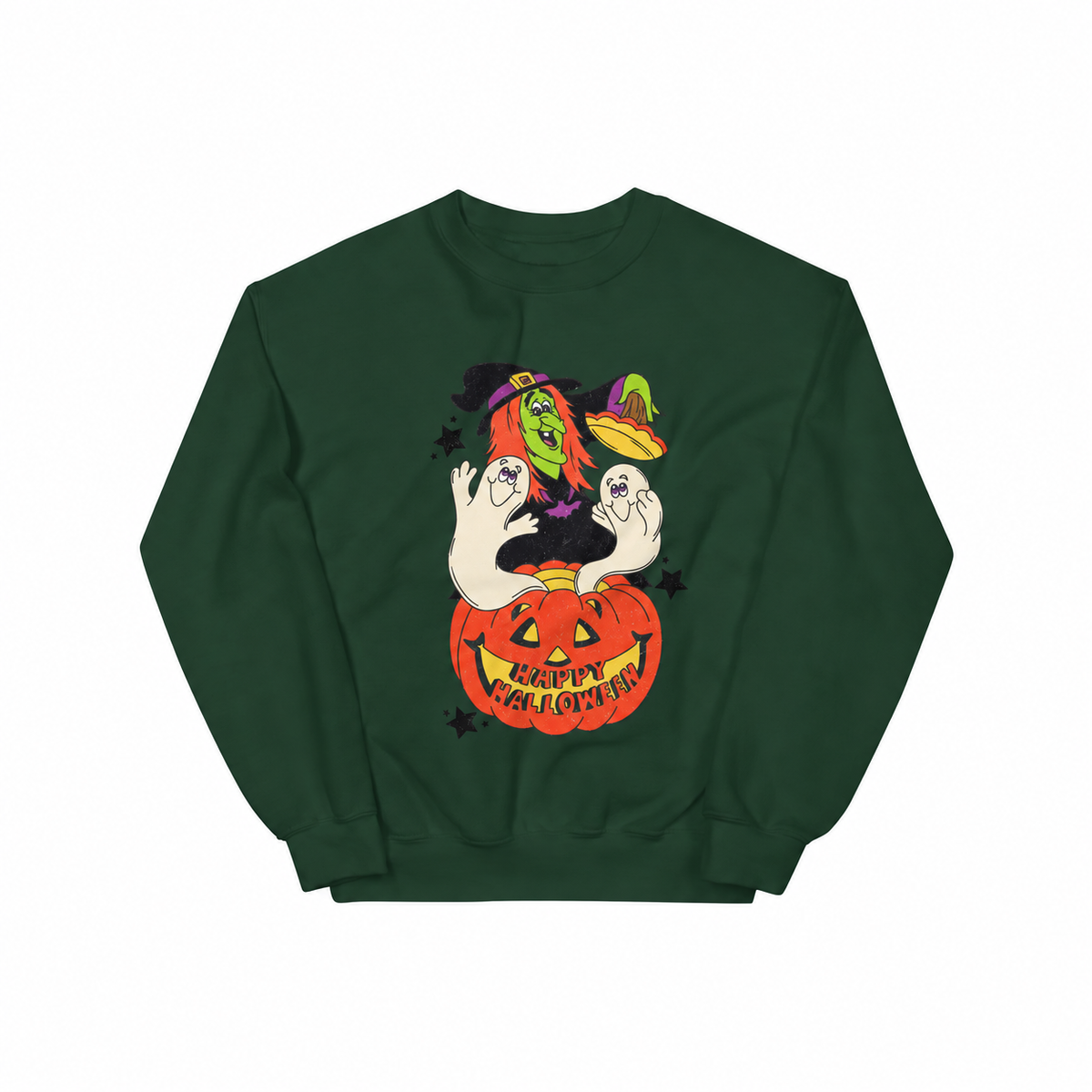 Happy Halloween Witch Crewneck