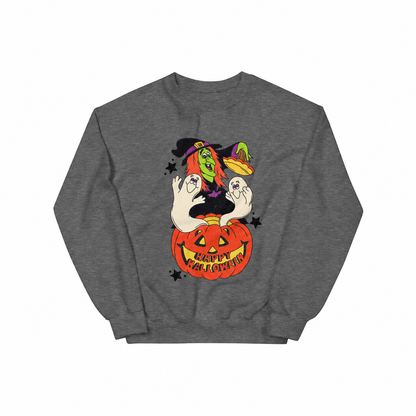 Happy Halloween Witch Crewneck