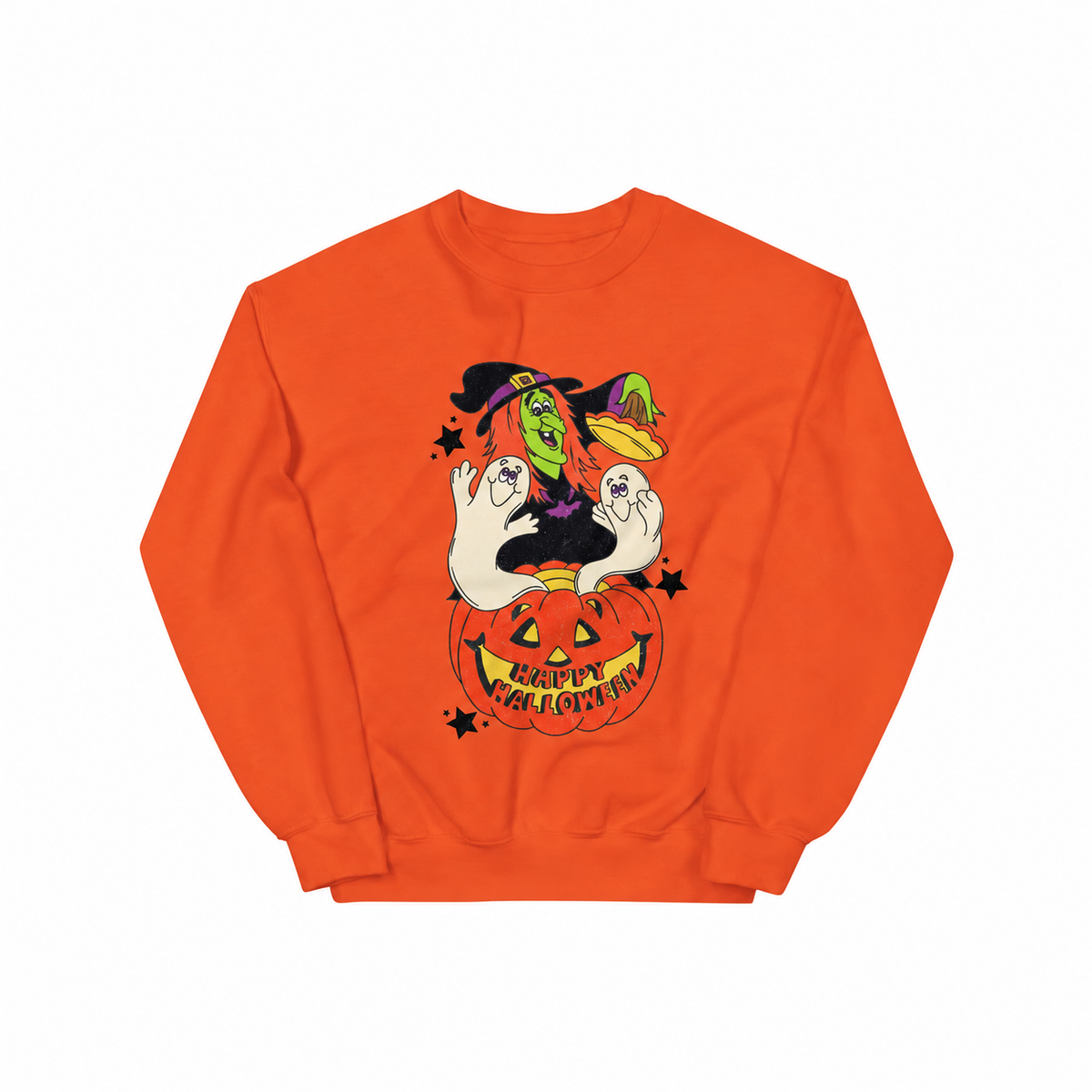 Happy Halloween Witch Crewneck