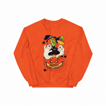 Happy Halloween Witch Crewneck
